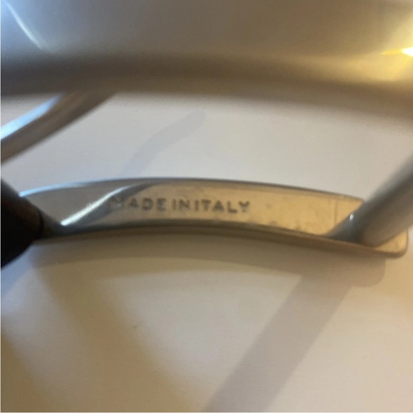 Crookhorn Size 40 Handmade in USA Dark Brown Leather Belt Silver Brass Buckle - Picture 8 of 8